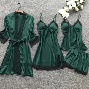 4 Piece Women's Lovely Pajamas 1
