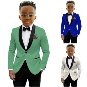 2 Piece Boy's Slim Fit Suit